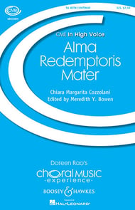 Alma Redemptoris Mater SA choral sheet music cover